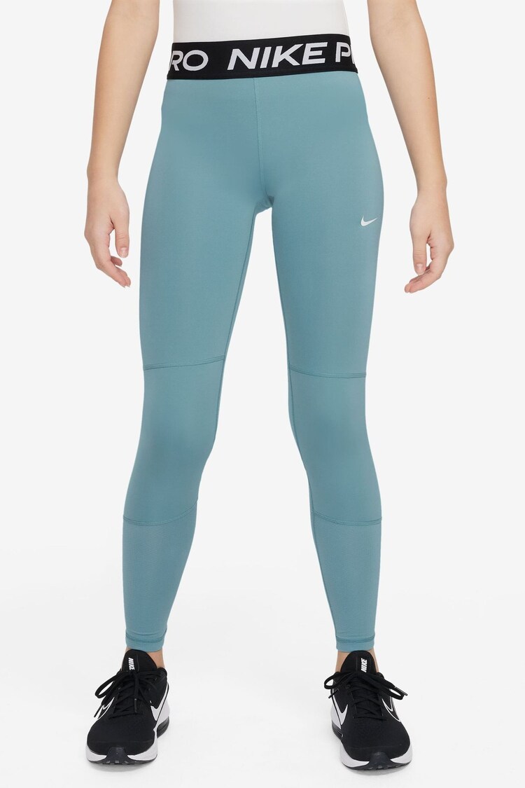 Nike Turquoise Dri-FIT High Waisted Pro Leggings - Image 1 of 3