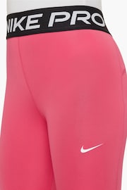Nike Bright Pink Dri-FIT High Waisted Pro Leggings - Image 3 of 3