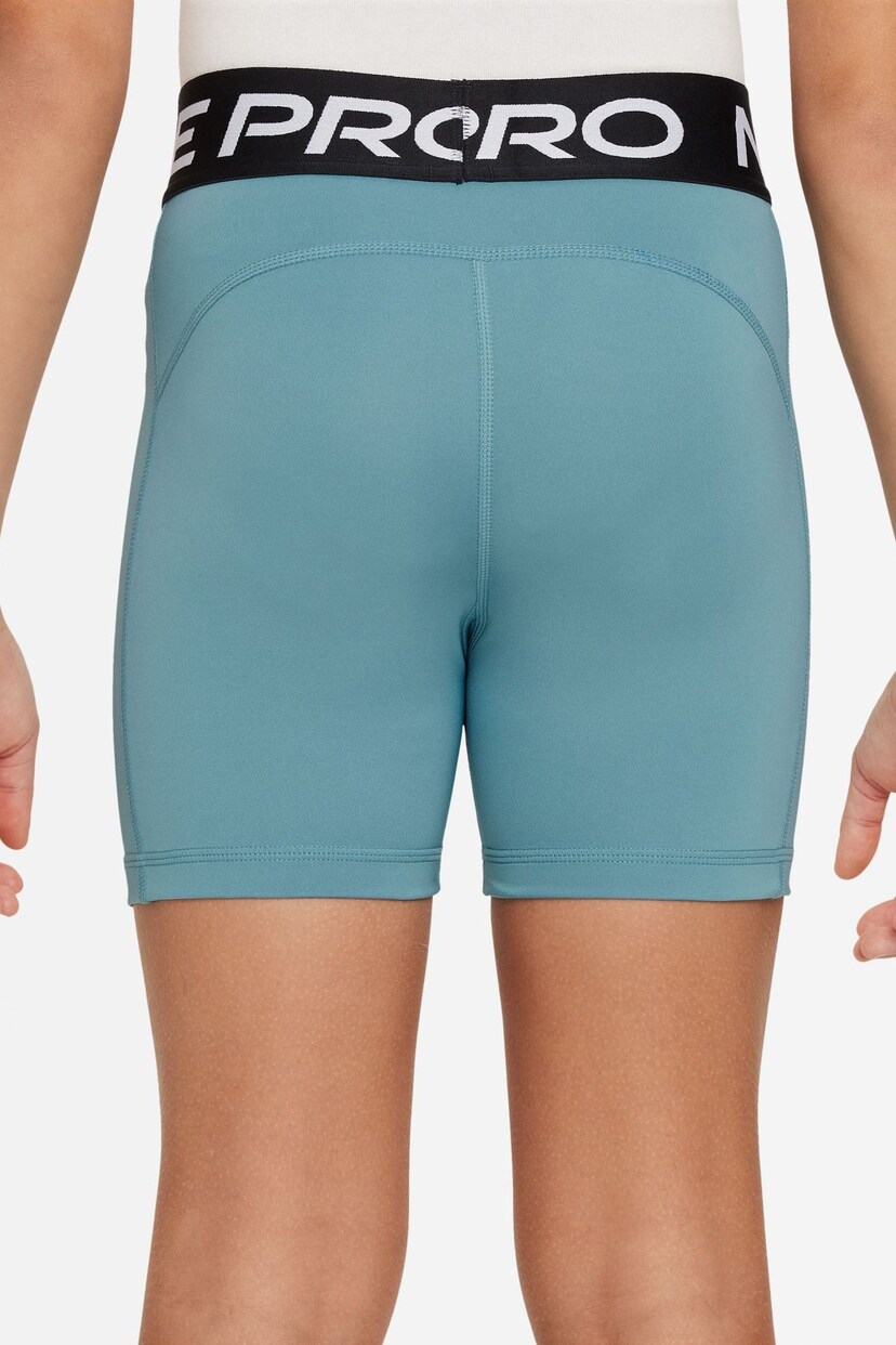 Nike Turquoise Dri-FIT Pro 3 Inch Shorts - Image 2 of 3