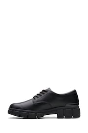Clarks Black Leather Evyn Lace Y Shoes - Image 6 of 7