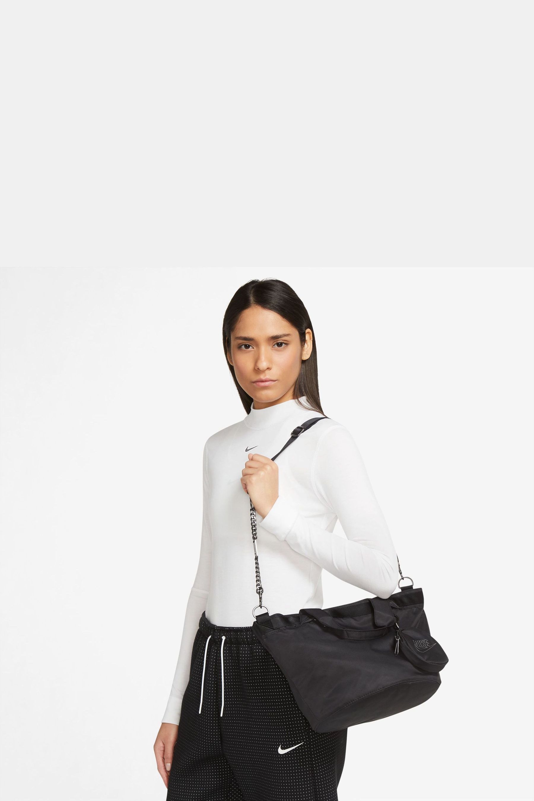 Nike black tote bag new arrivals
