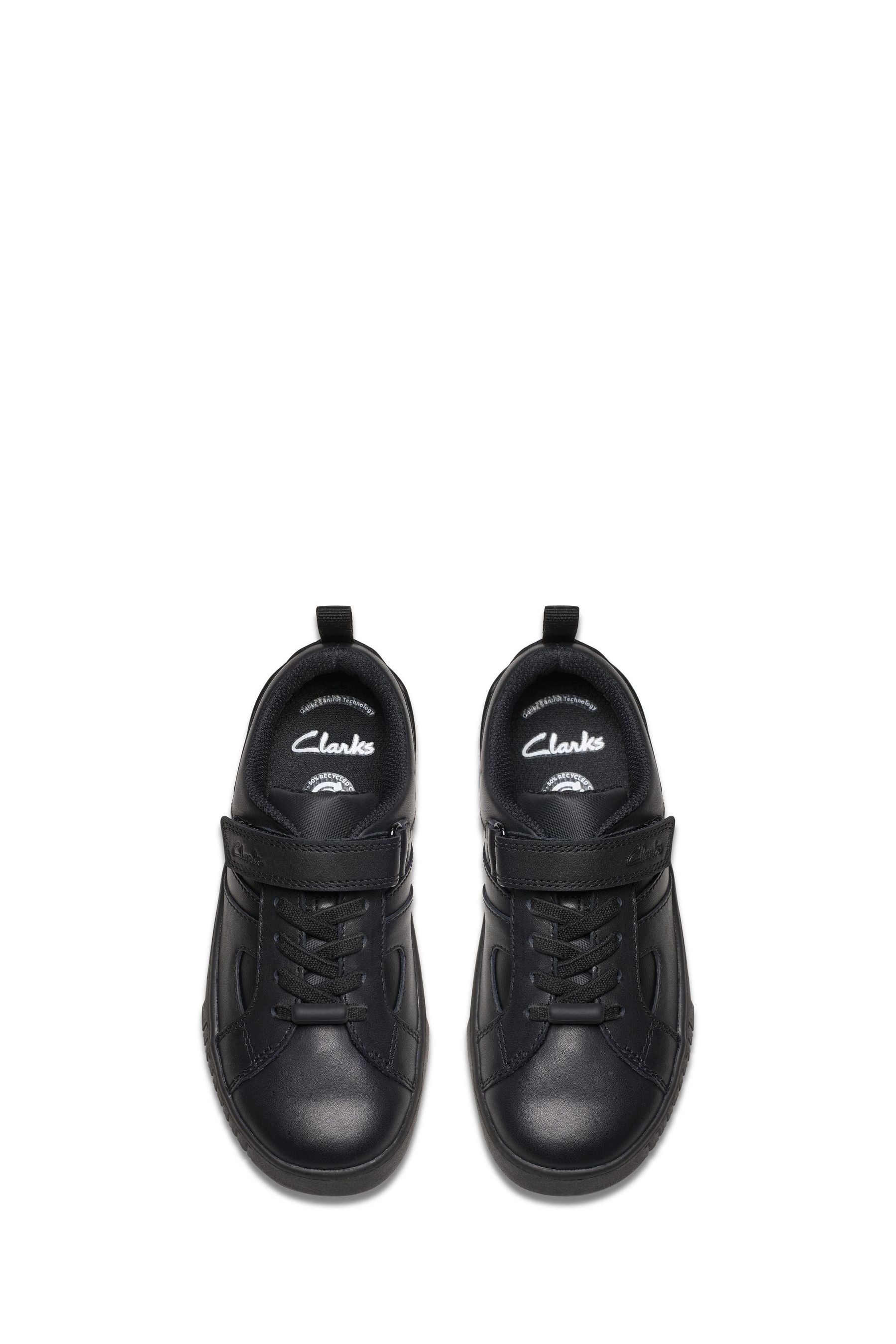 Buy Clarks Black Wide Fit G Leather Oslo Sky Shoes from Next Malta