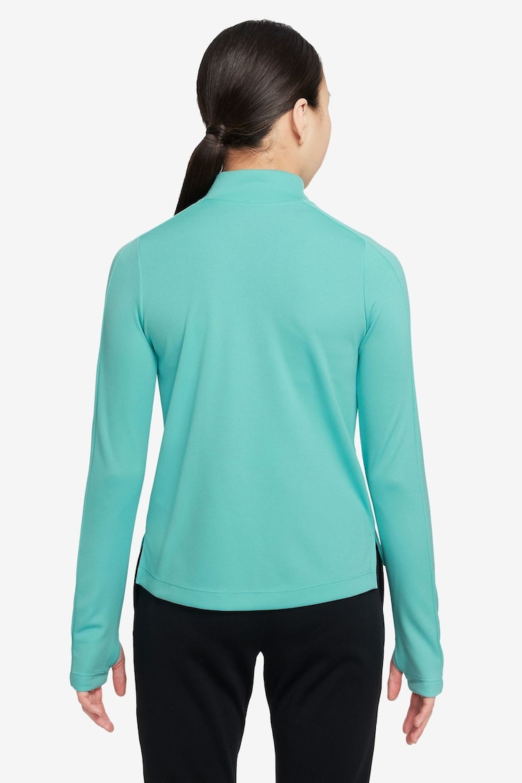 Nike Green Frost Dri-FIT Long-Sleeve 1/2 Zip Top - Image 2 of 3