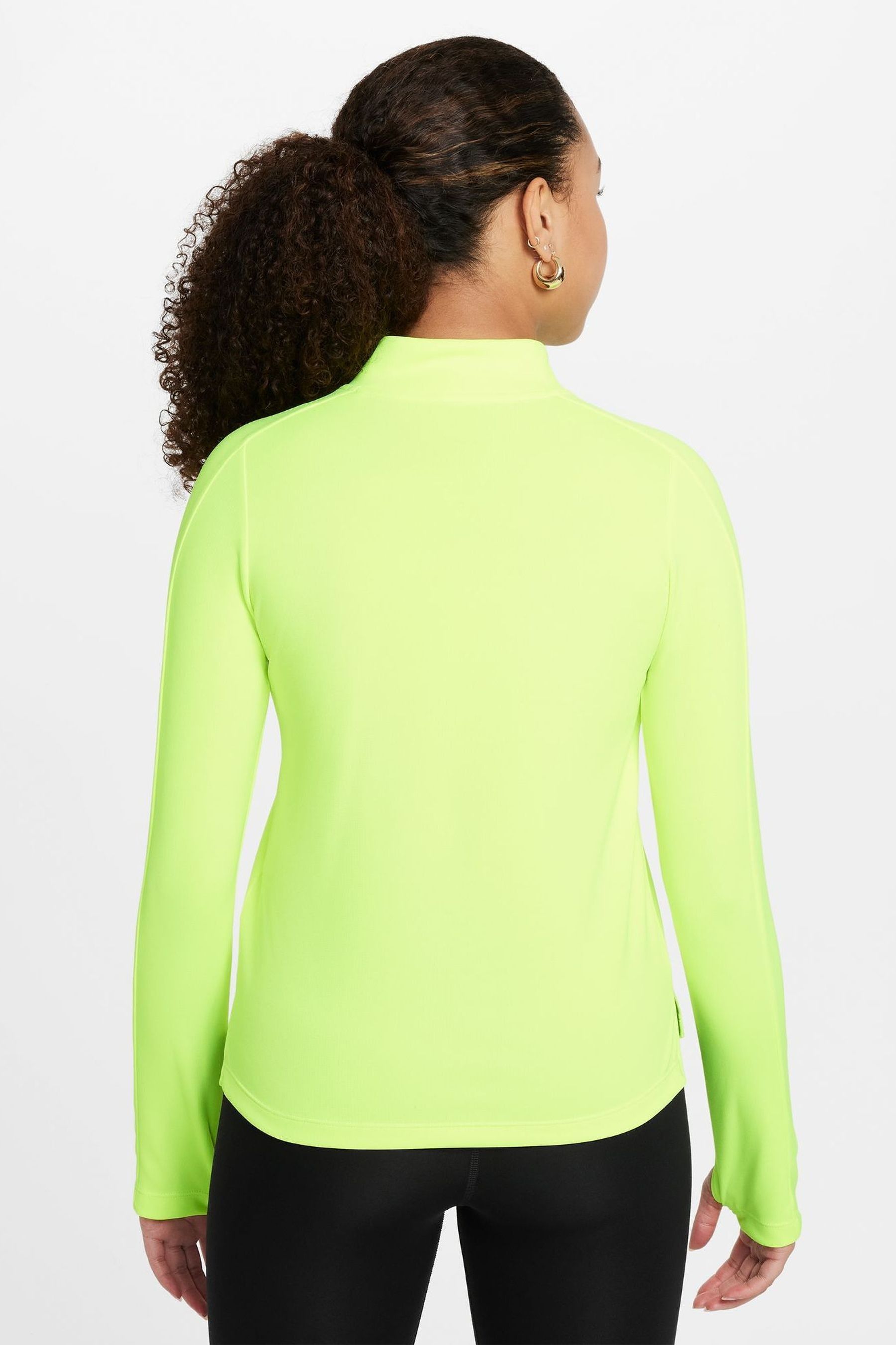 Buy Nike Yellow Volt Dri FIT Long Sleeve Half Zip Top from the Next UK online shop