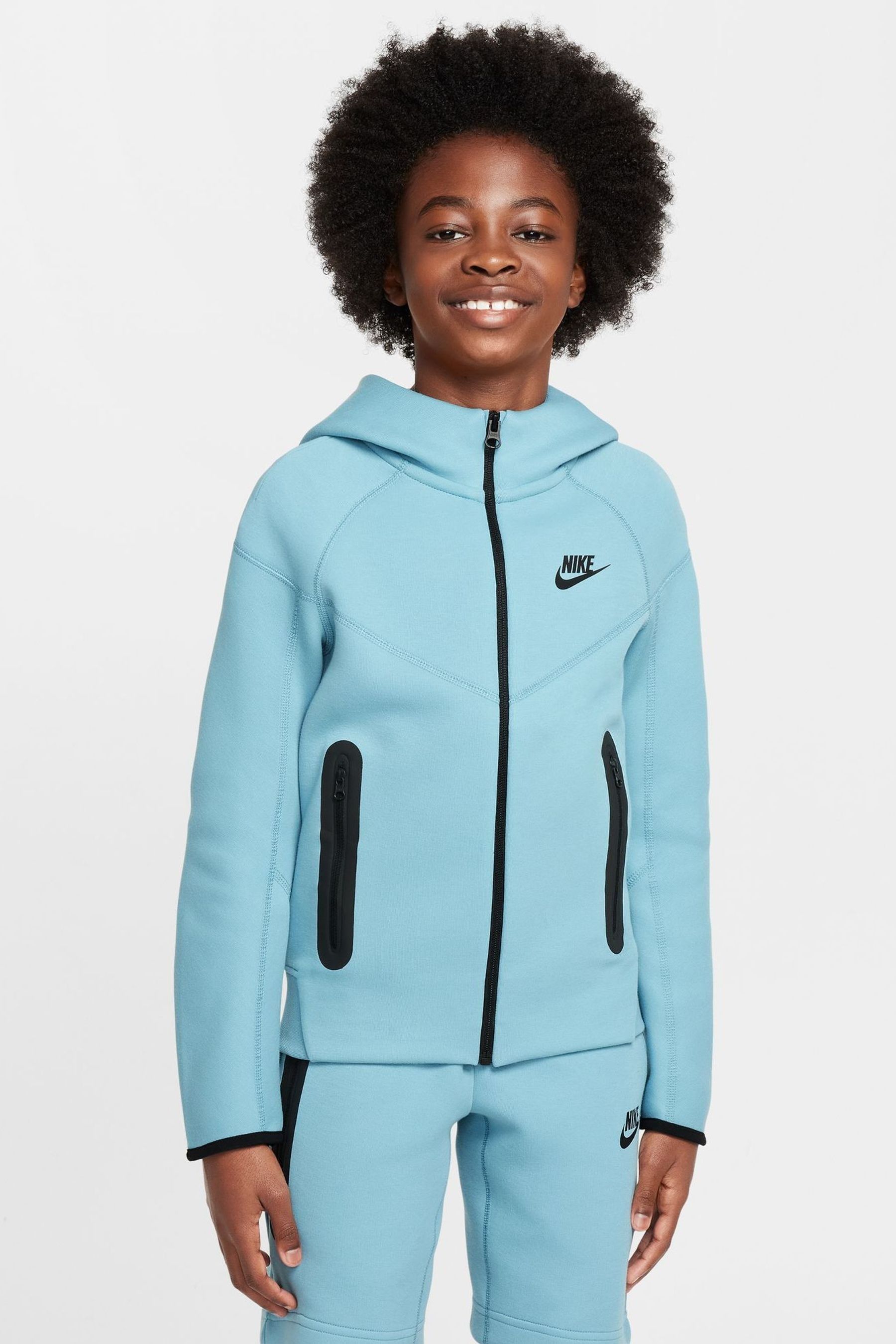 Buy Nike Turquoise Tech Fleece Zip Through Hoodie from the Next UK online shop