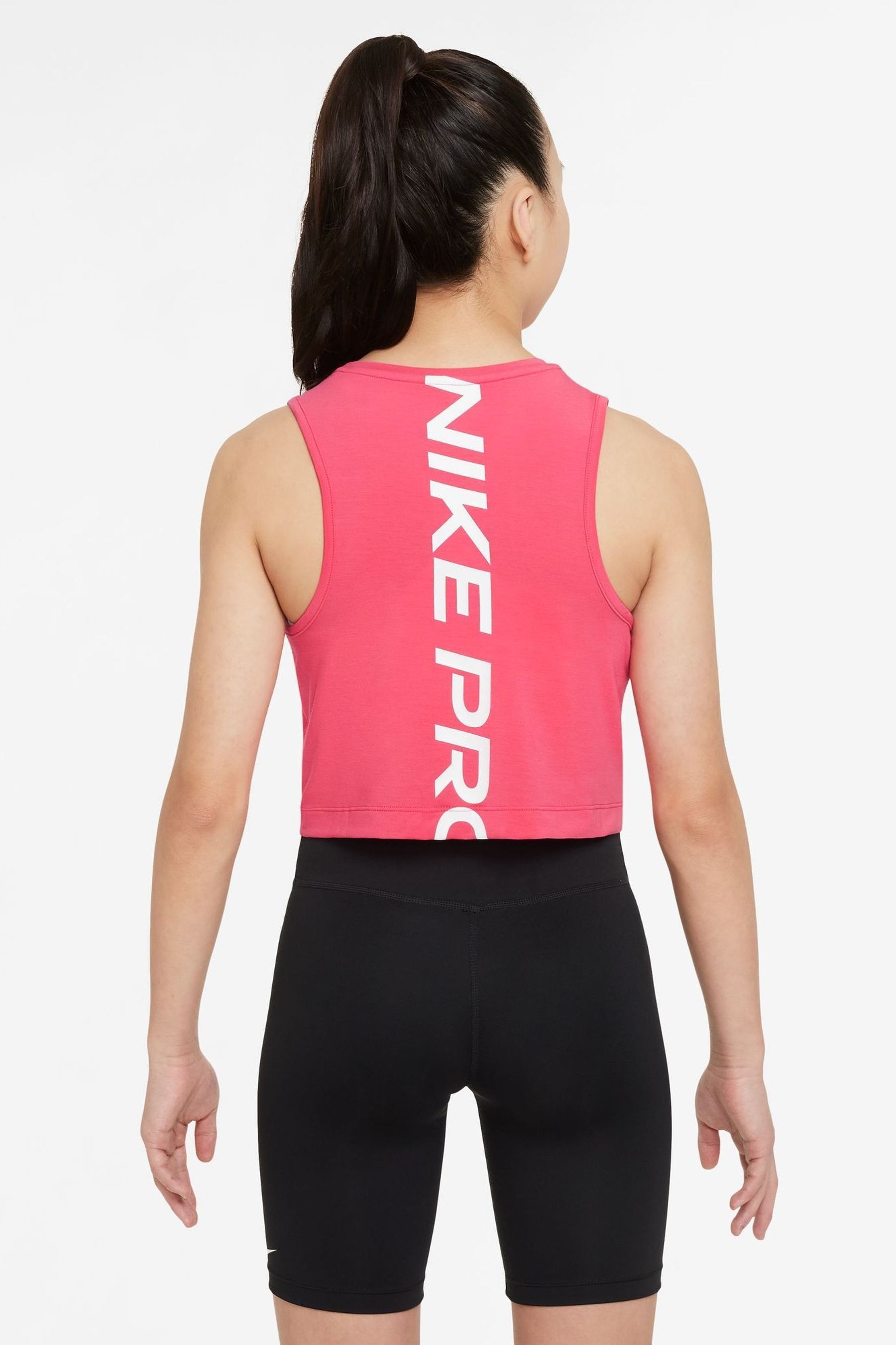 Buy Nike Bright Pink Pro Dri FIT Vest Top from Next Luxembourg