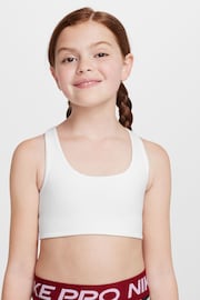 Nike White Dri-FIT Alate All U Sports Bra - Image 1 of 5