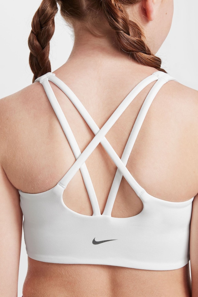 Nike White Dri-FIT Alate All U Sports Bra - Image 5 of 5