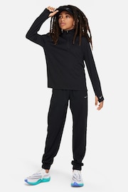 Nike Black Multi Dri-FIT UV Long Sleeve 1/2-Zip Top - Image 4 of 6