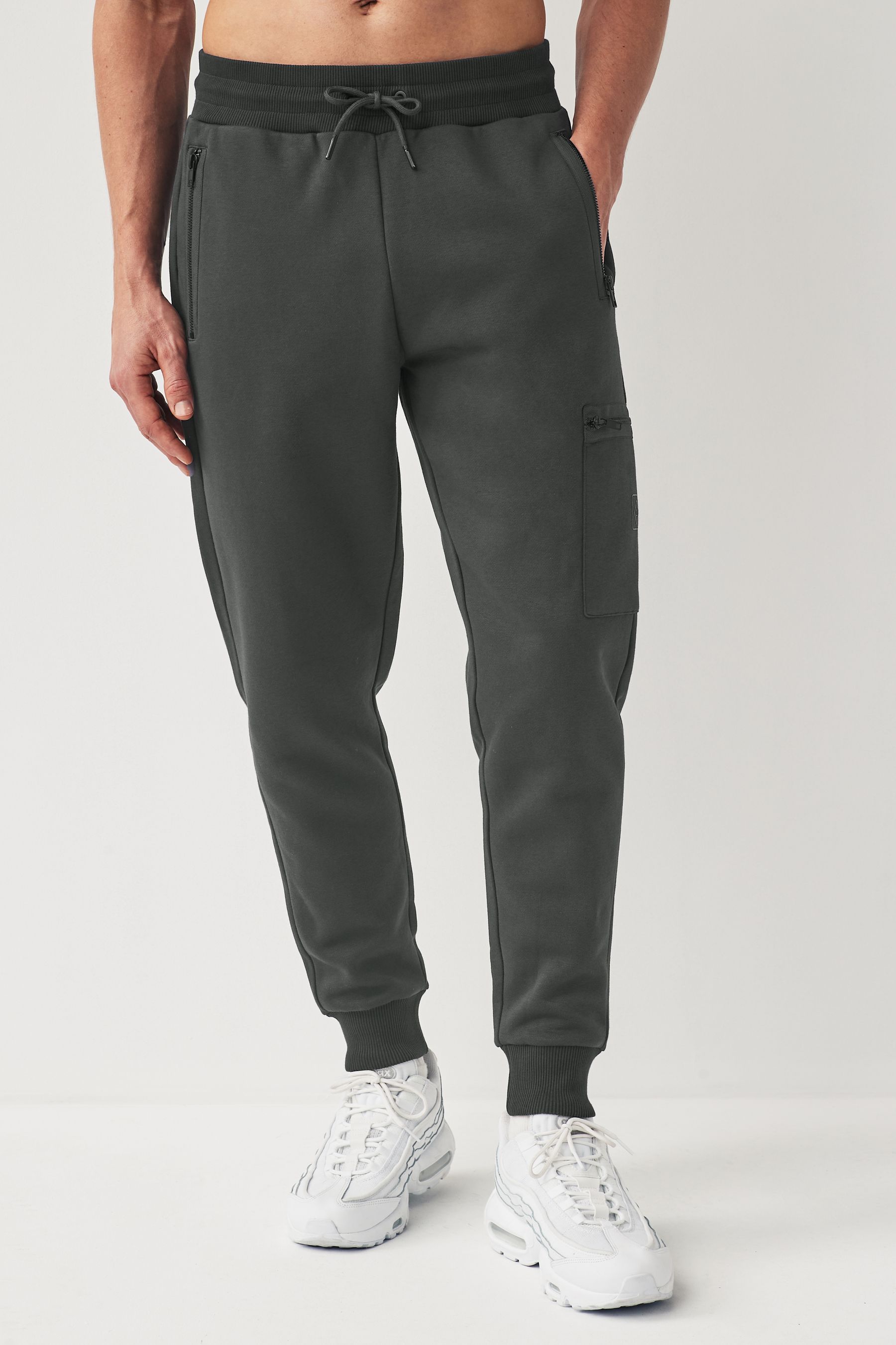Buy Slate Grey Cotton Rich Cargo Utility Joggers from Next United Arab Emirates