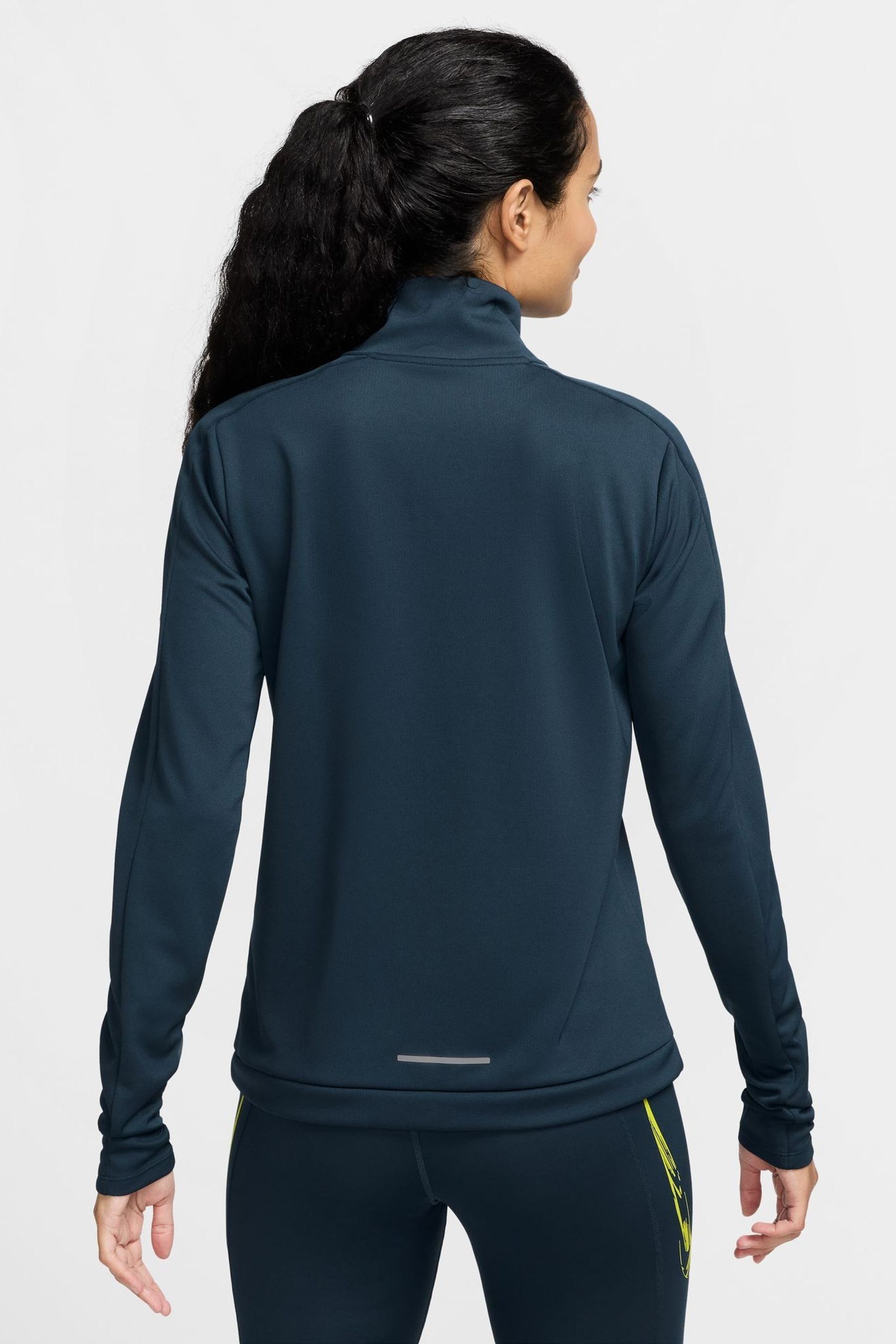 Nike women's half zip blue outlet