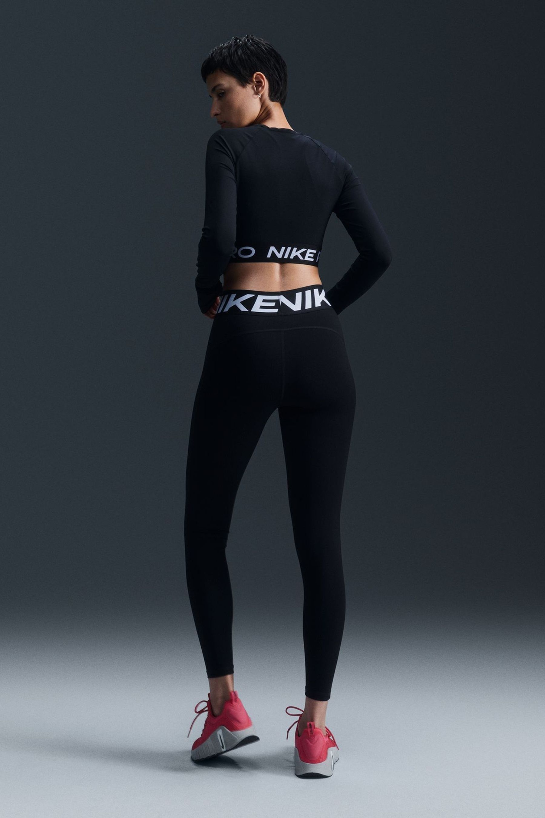 Black Nike Pro Sculpt Dri FIT High Waisted Leggings