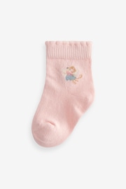 Pink fairy Baby Socks 5 Pack (0mths-2yrs) - Image 4 of 6