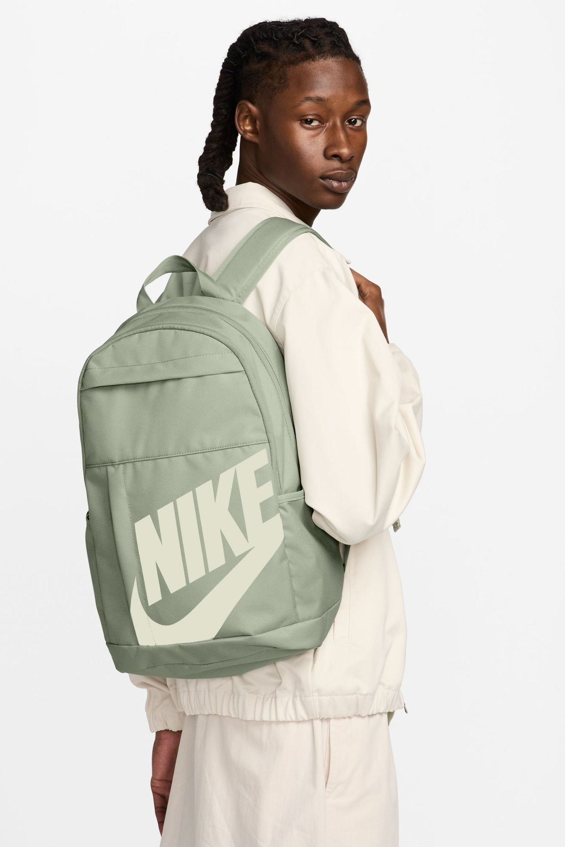 Lime green nike bookbag top