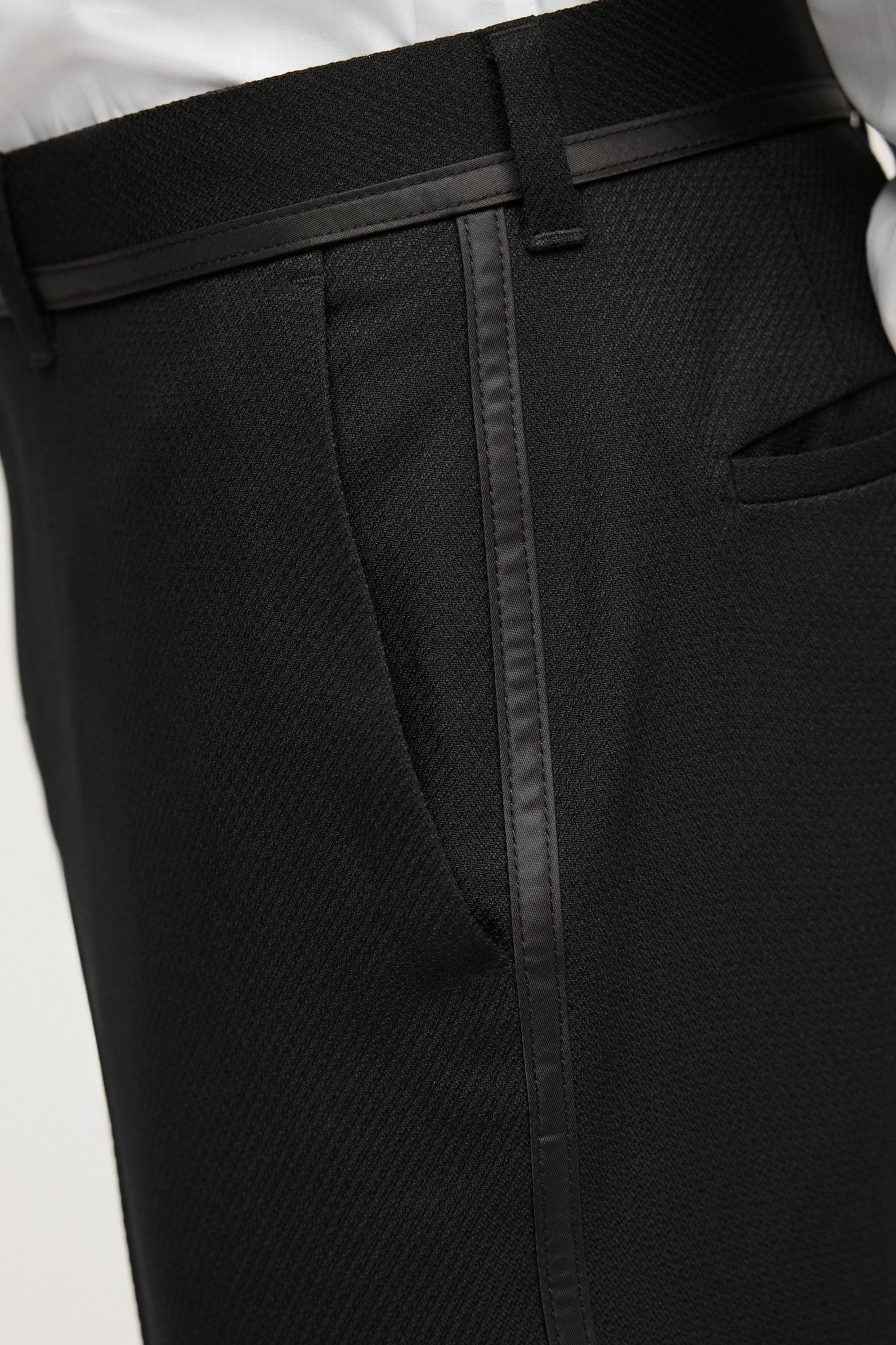Black Tuxedo Trousers - Image 5 of 9