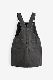 Black 100% Cotton Denim Pinafore Dress (3-16yrs) - Image 2 of 3