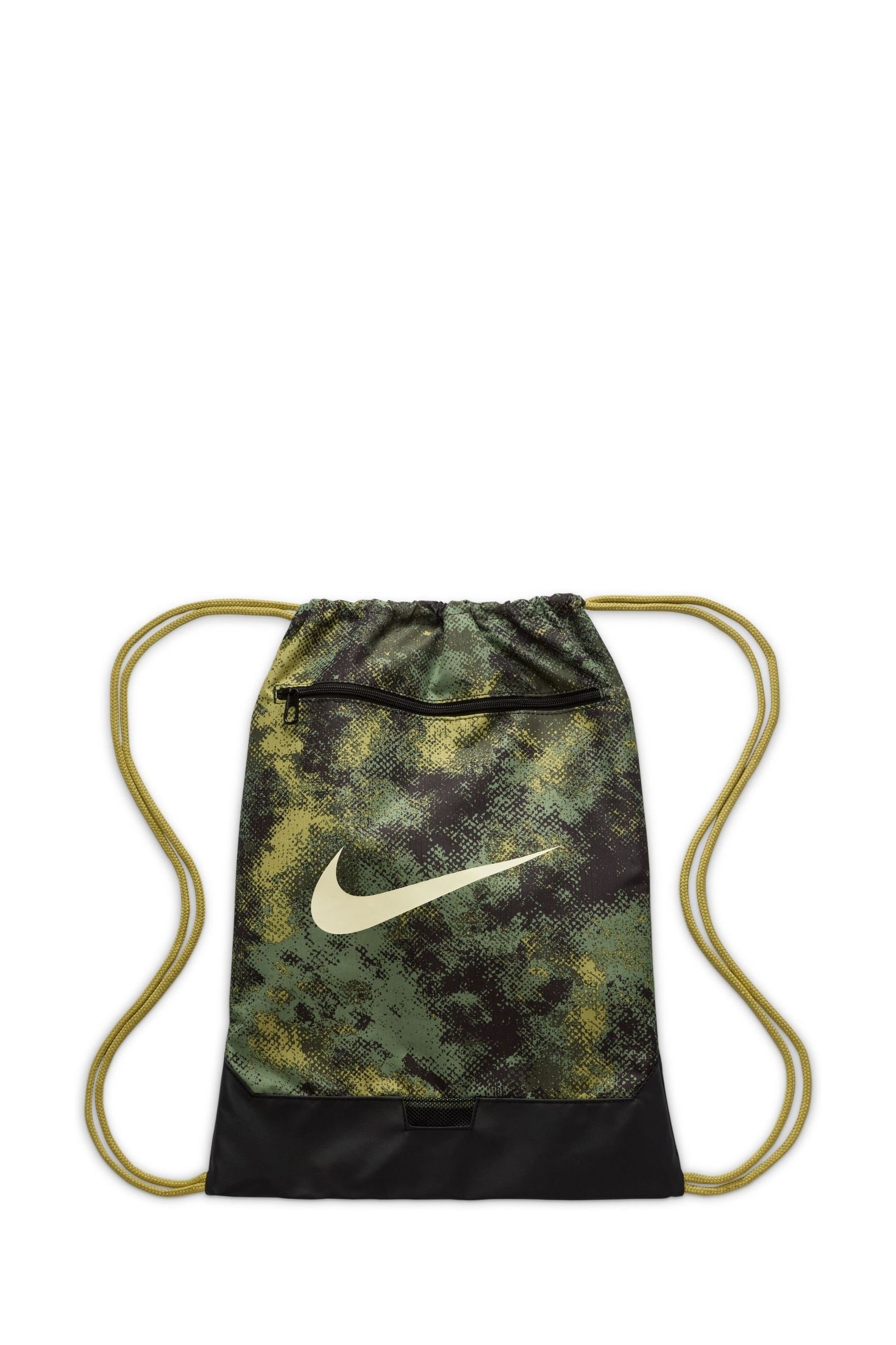 Buy Nike Green Brasilia 9.5 Drawstring Bag from Next Malta
