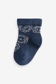 Navy Baby Socks 5 Pack (0mths-2yrs) - Image 3 of 6