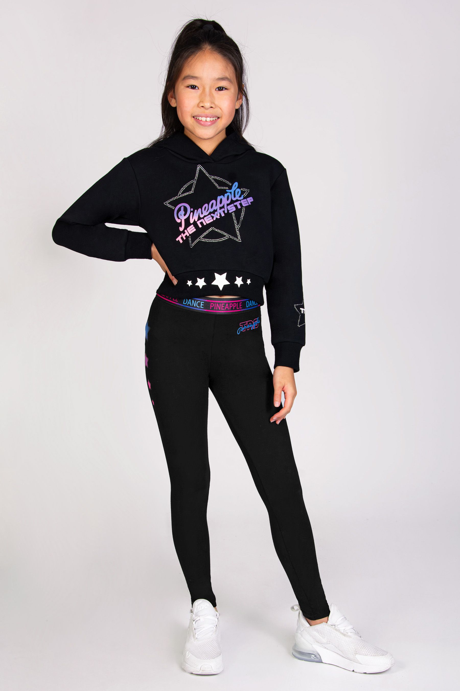 Buy Pineapple Black X The Next Step Star Leggings from Next Luxembourg