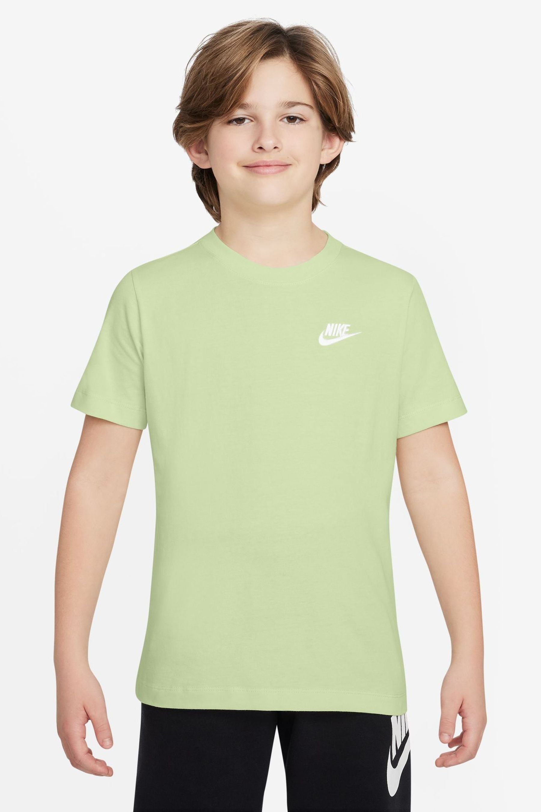 Lime green nike toddler shirt 2025