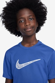 Nike Royal Blue Dri-FIT Trophy 23 T-Shirt - Image 3 of 3