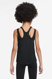 Nike Black One Dri-FIT Tank Vest Top - Image 2 of 3