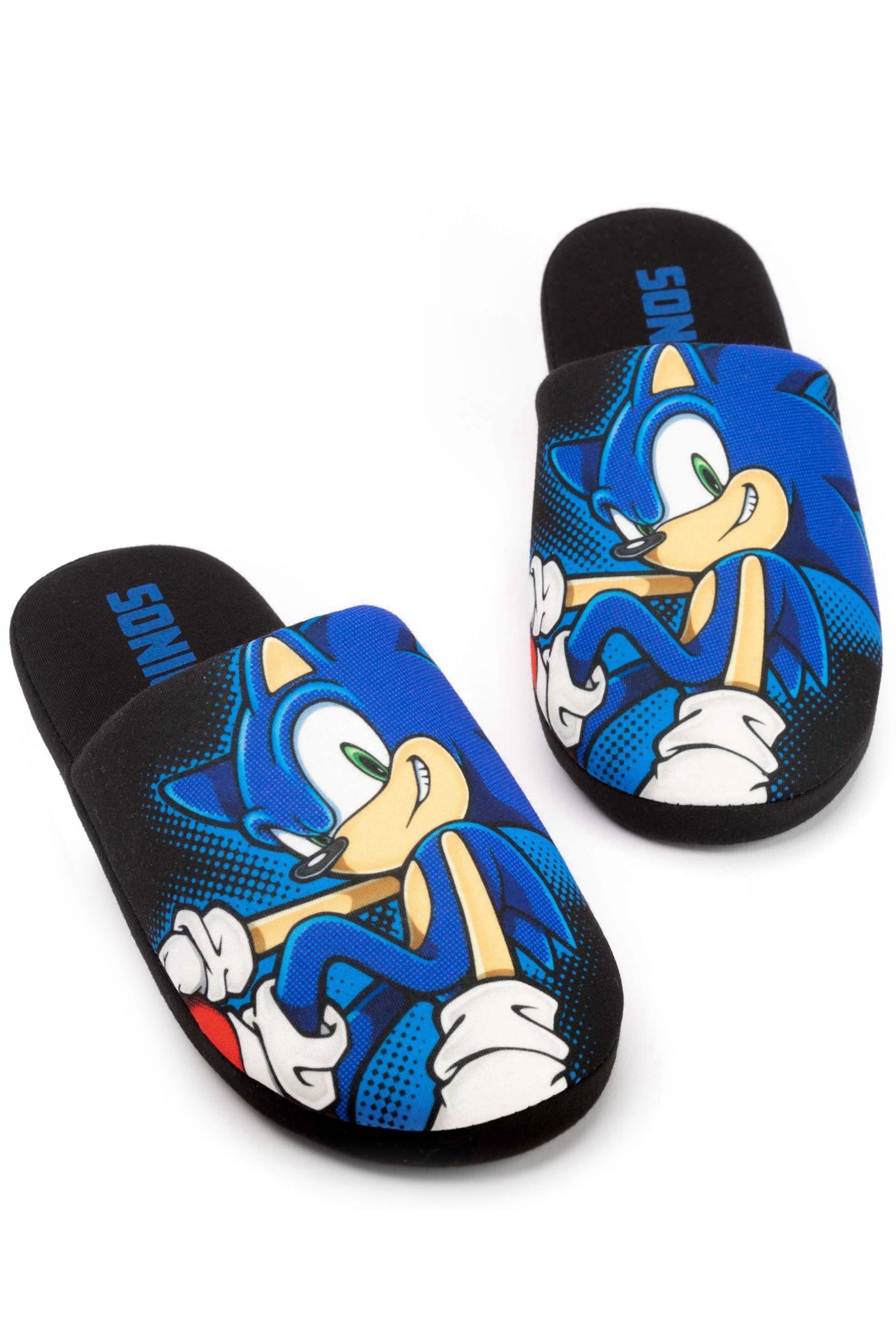 Vanilla Underground Black Sonic Slippers - Image 1 of 3