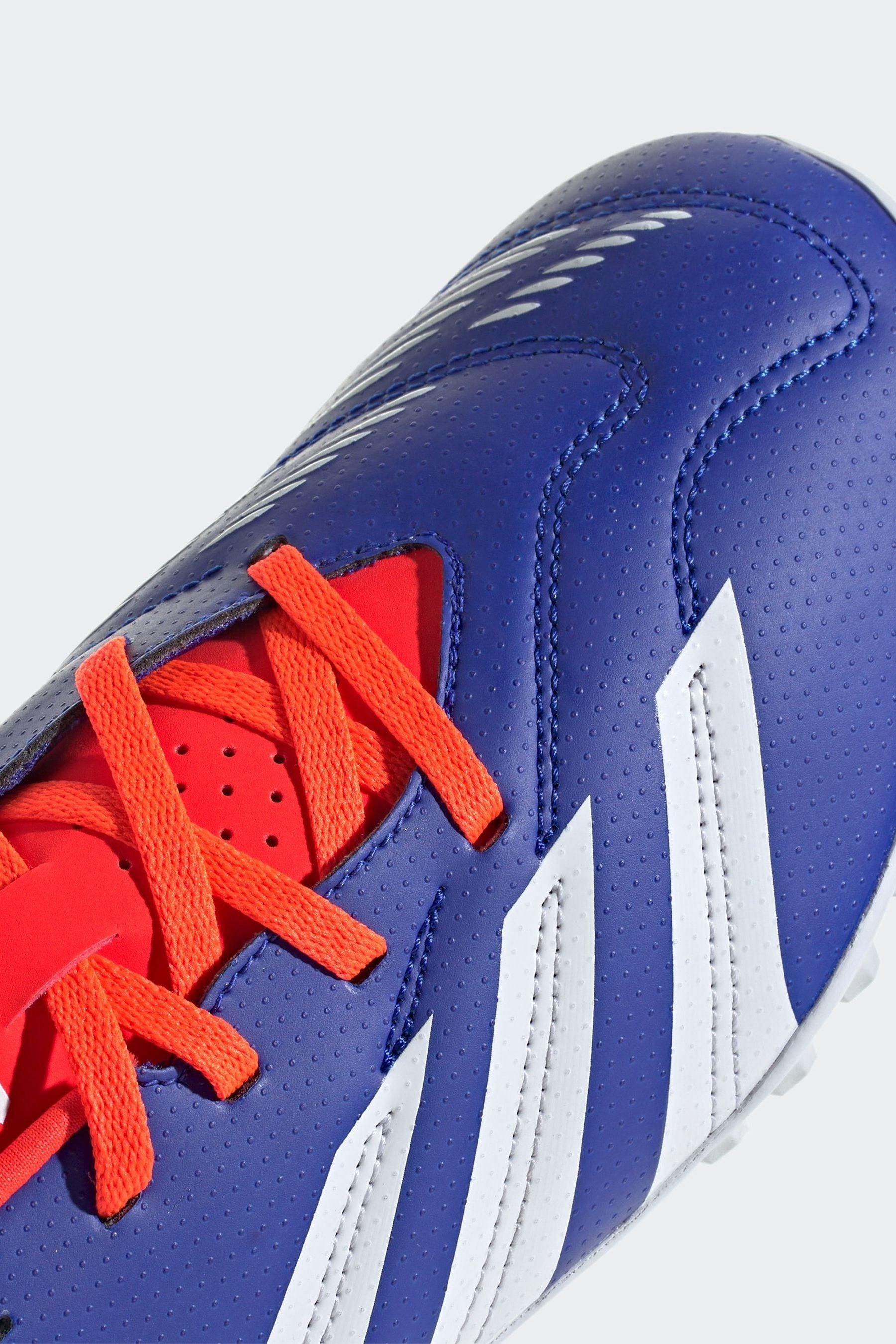 Blue predator football boots discount