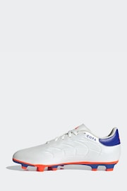 adidas White/Blue/Red Copa Pure 2 Club Flexible Ground Boots - Image 2 of 10