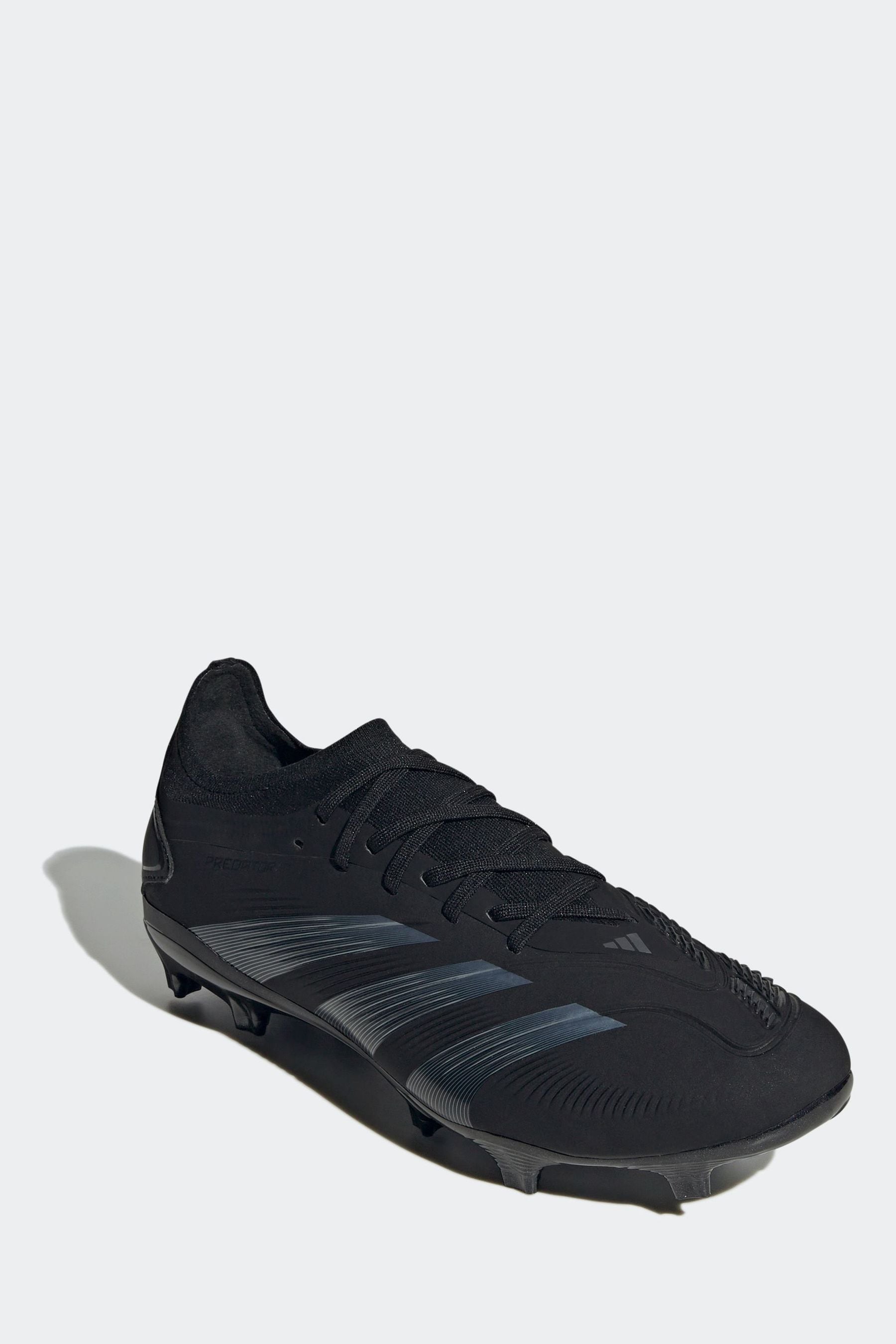 Buy adidas Black chrome Football black Predator 24 Pro Firm Ground Boots from Next Luxembourg