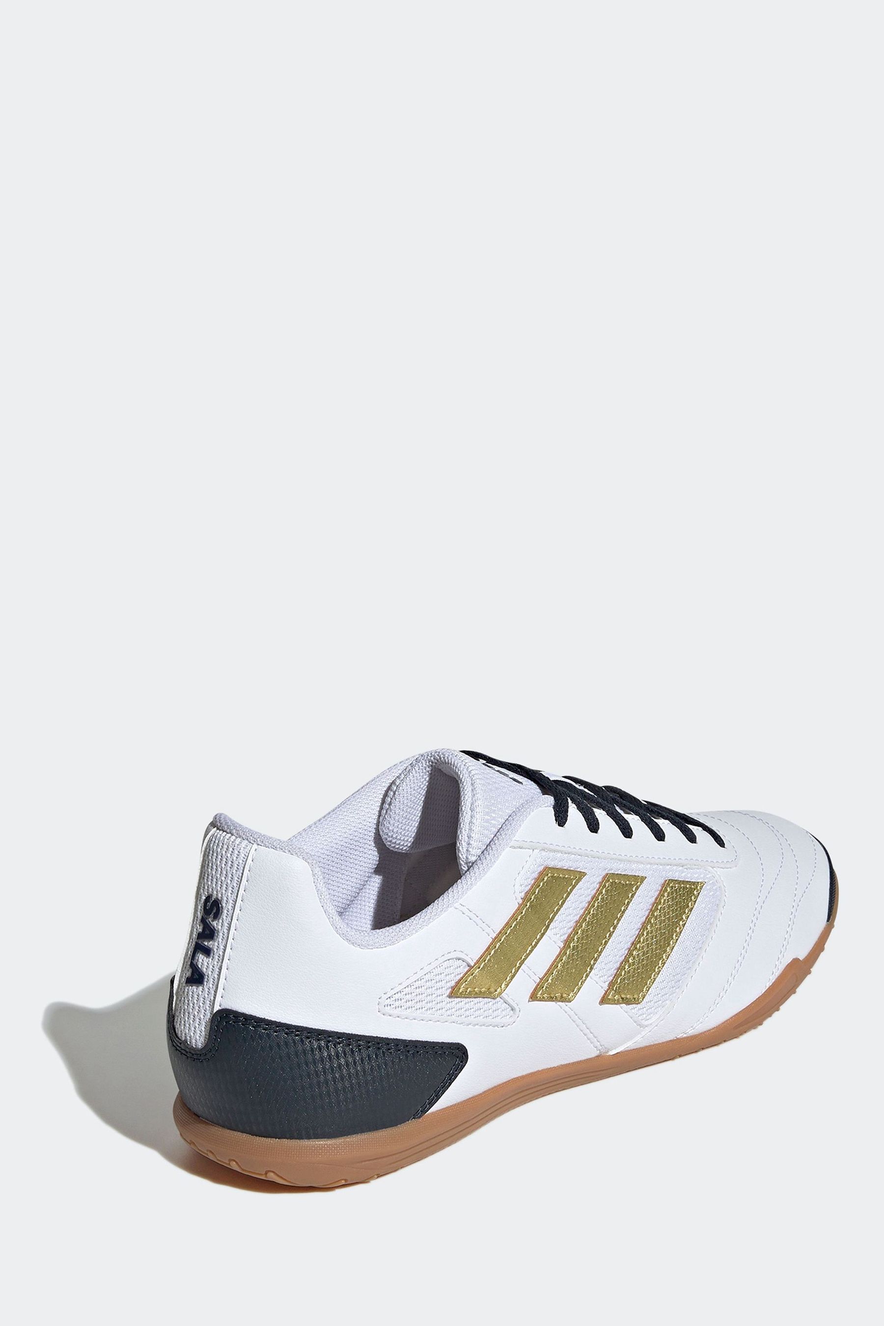 Buy adidas White Gold Super Sala II Indoor Football Boots from Next Luxembourg