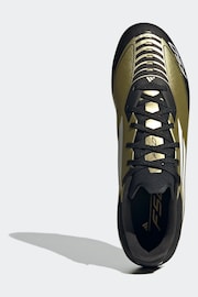 adidas Gold/White F50 League Messi Firm/Multi-Ground Boots - Image 20 of 20