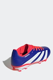 adidas Blue/White Predator League Firm Ground Boots Kids - Image 7 of 10