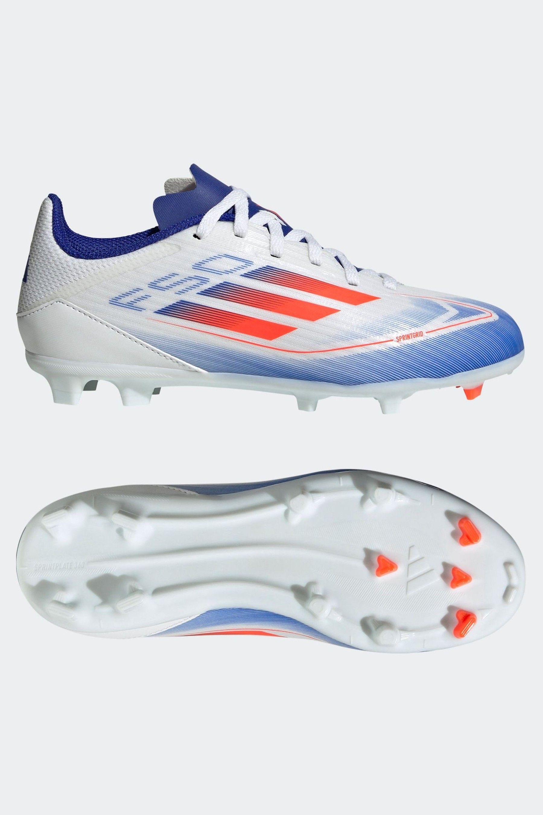 Adidas white and orange football boots discount