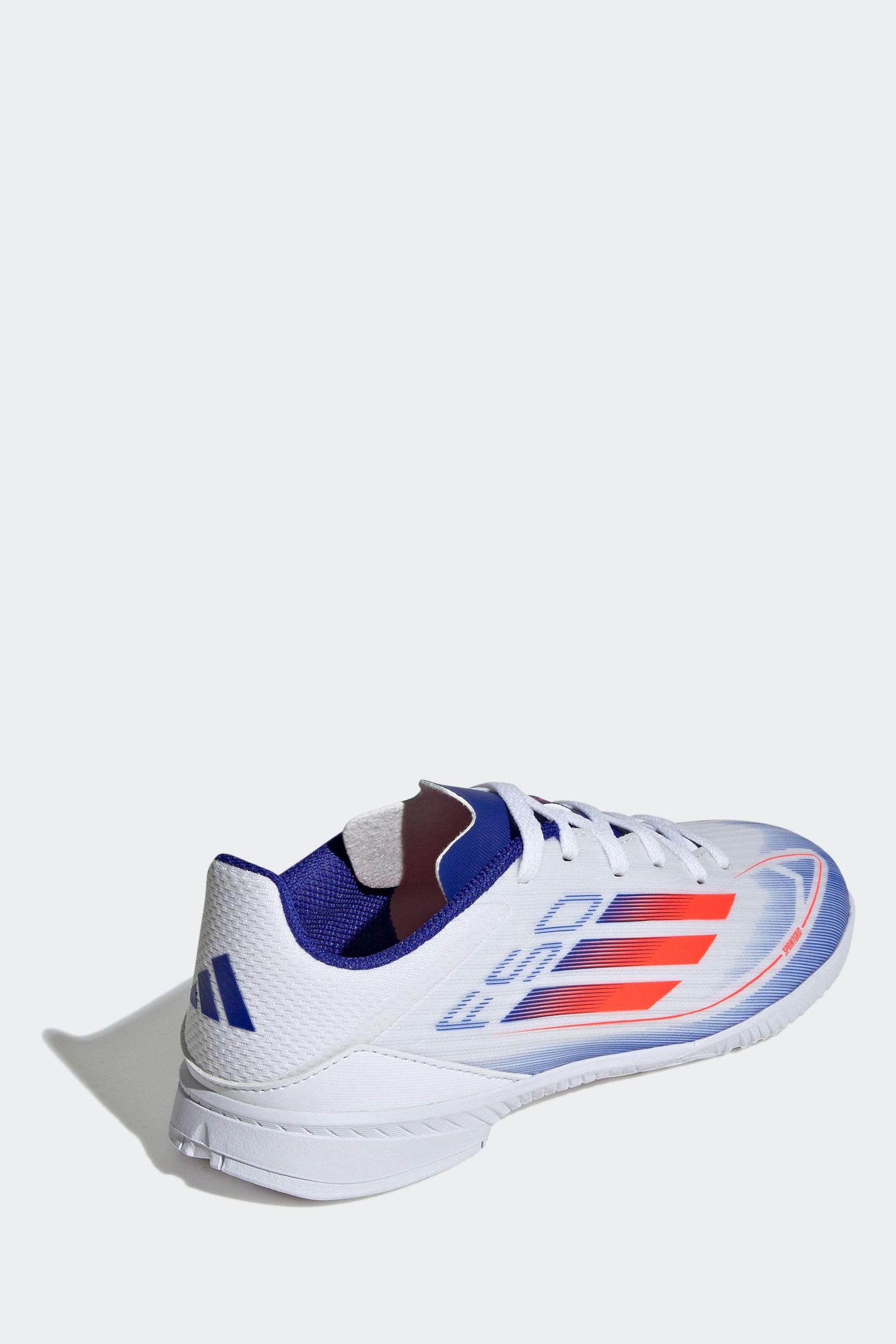 White and blue adidas on sale