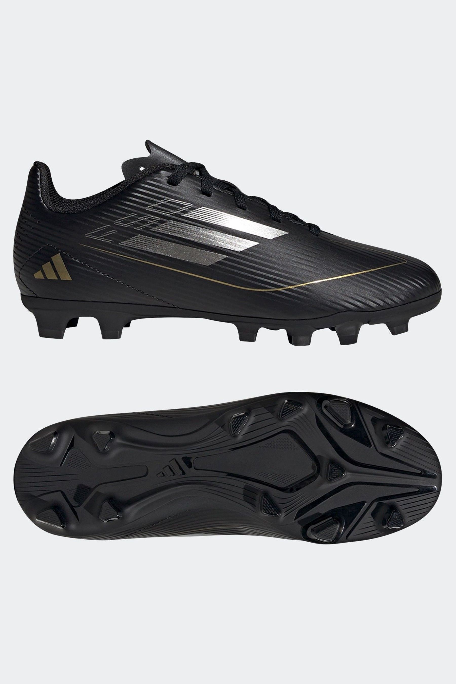 Buy adidas Black Gold F50 Kids Club Flexible Ground Football Boots from Next Ireland