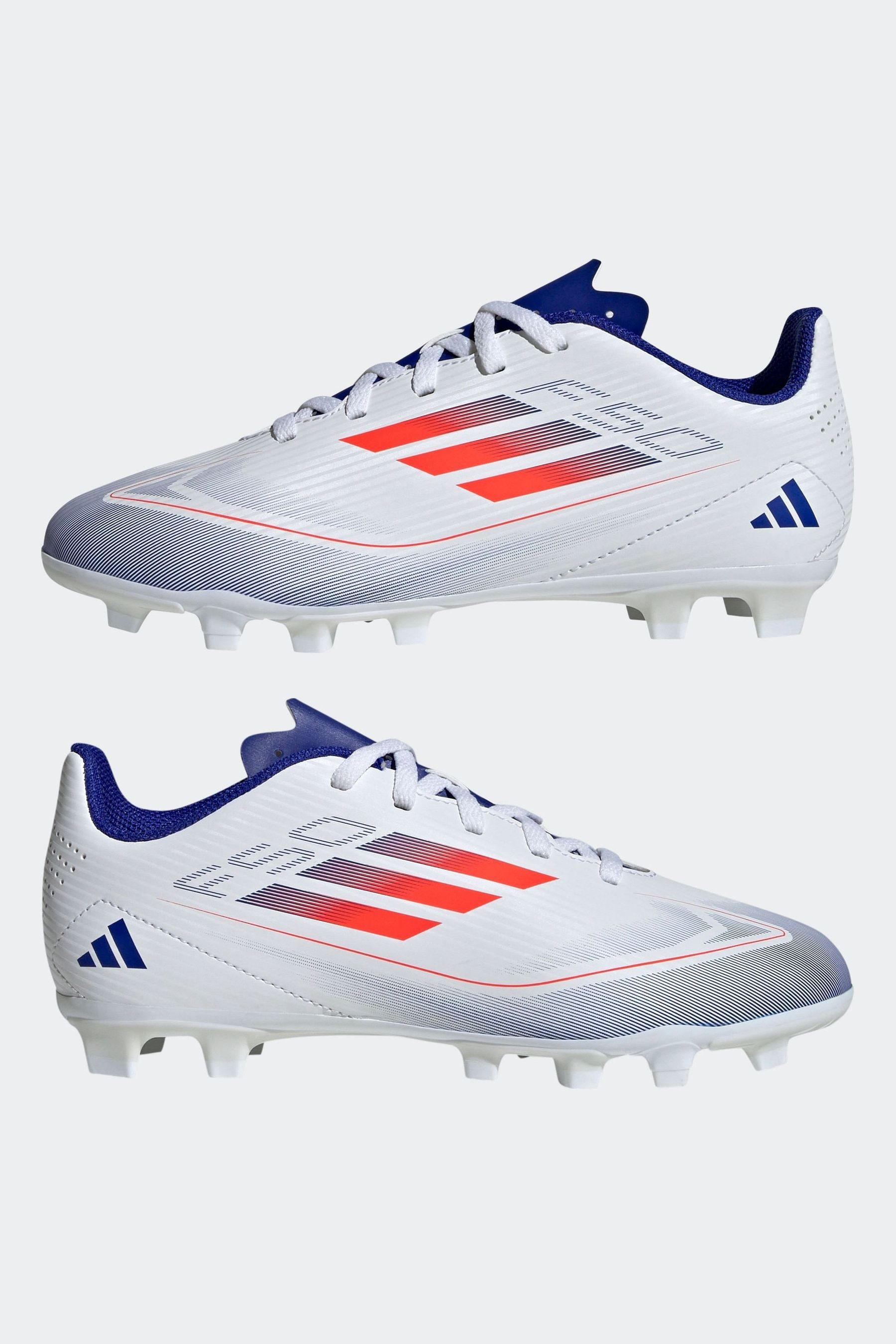 Blue and white adidas football boots new arrivals