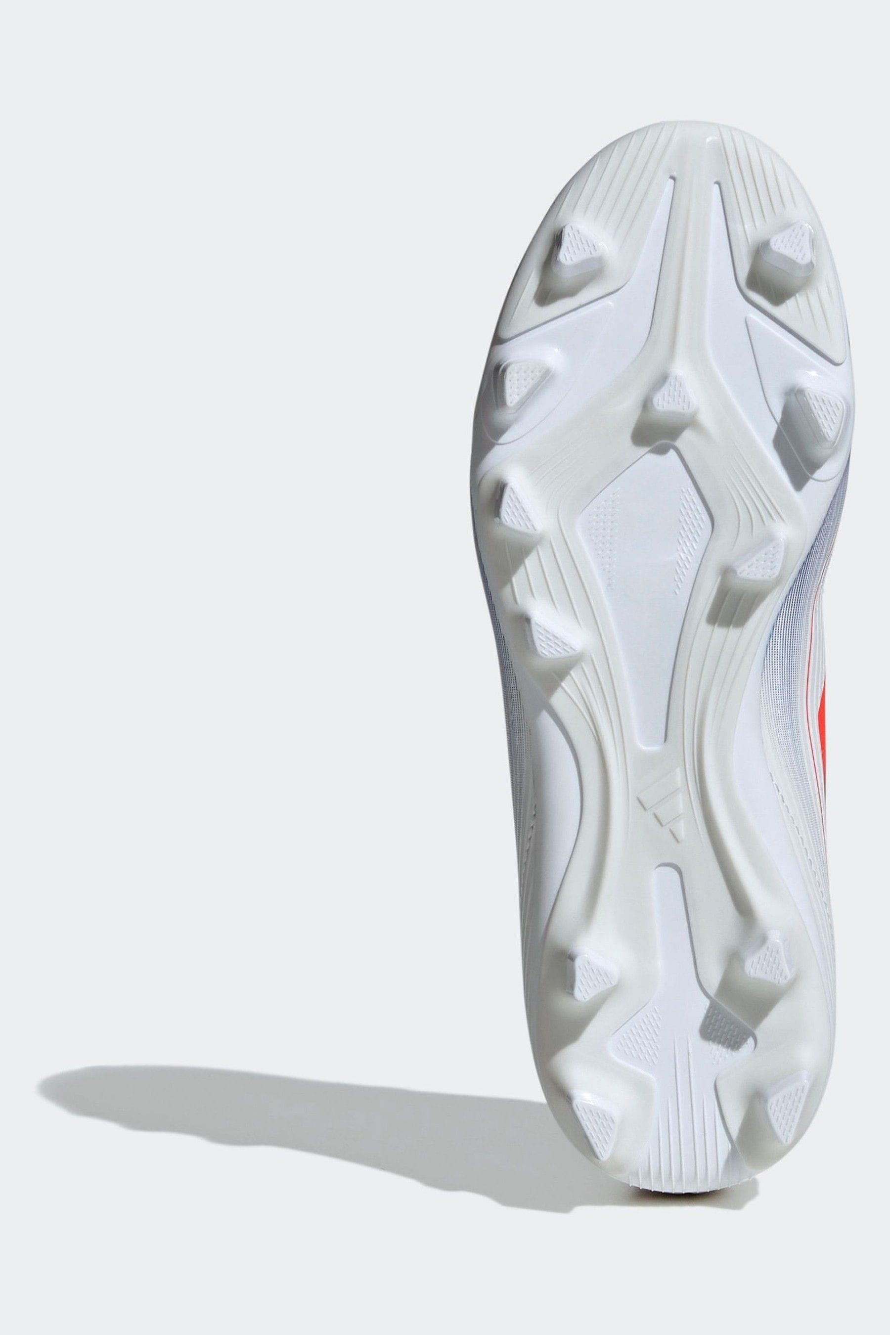 Buy adidas White Blue Red F50 Kids Club Flexible Ground Football Boots from Next Ukraine