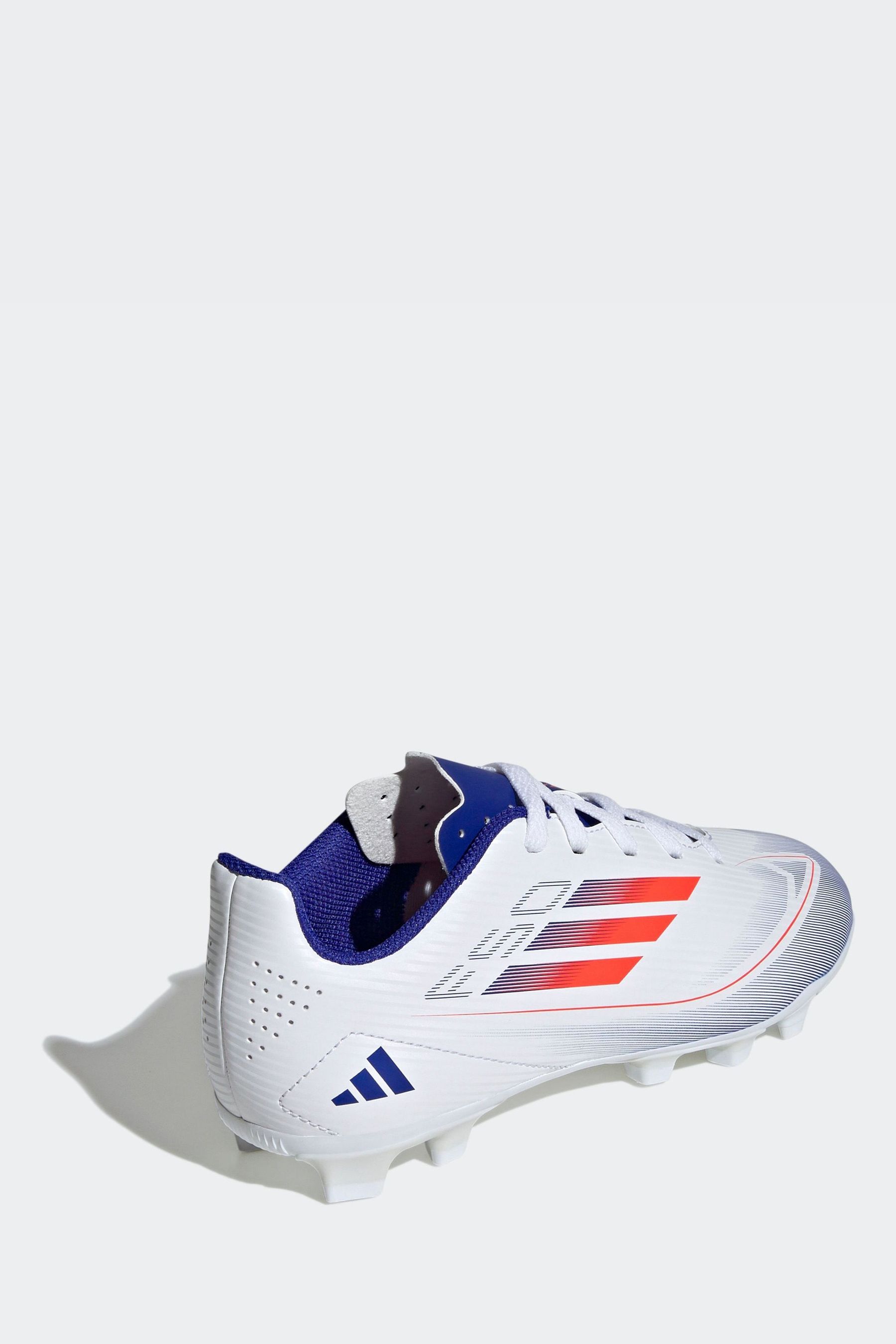 White and blue adidas football boots on sale