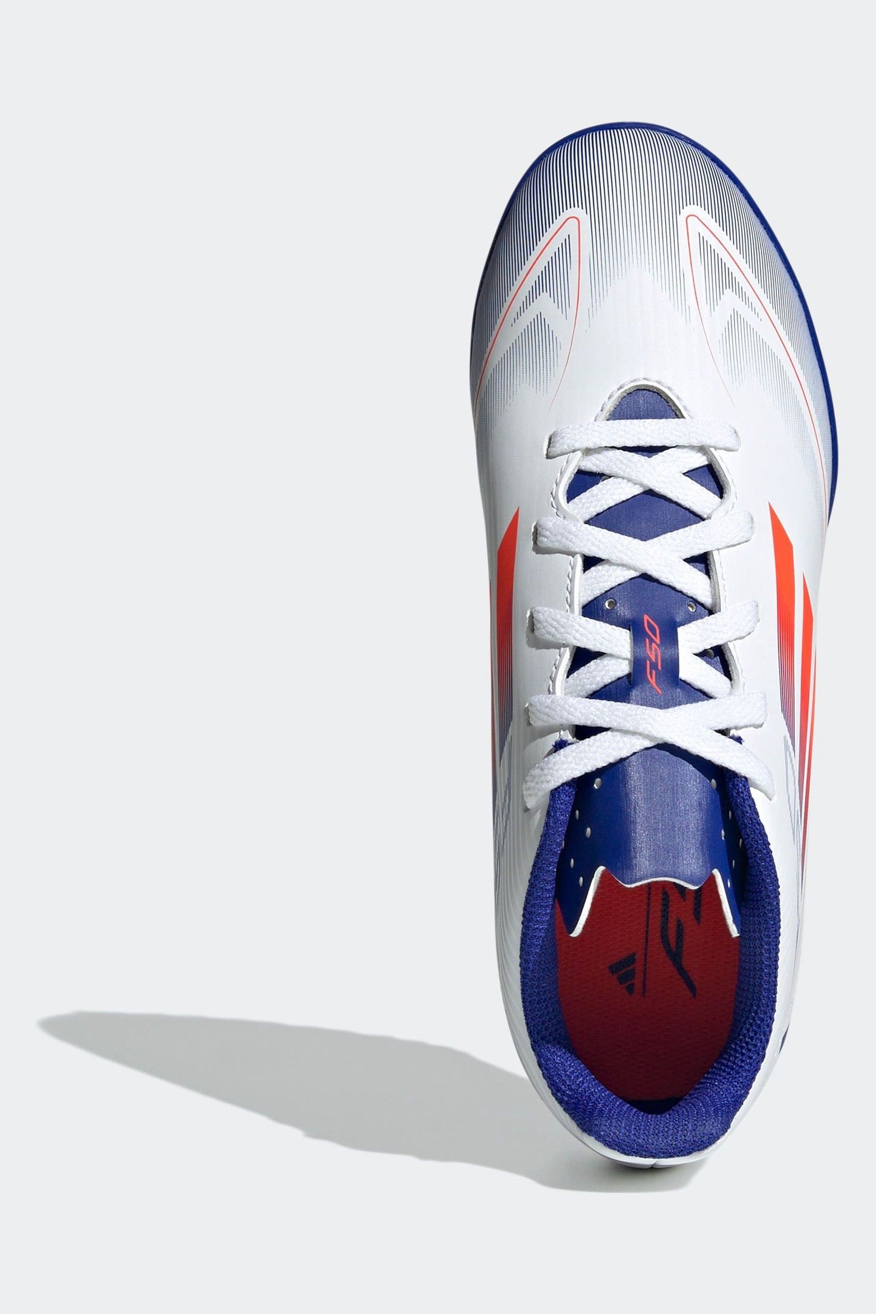 Buy adidas White Blue Red Kids F50 Club Turf Boots from the Next UK online shop