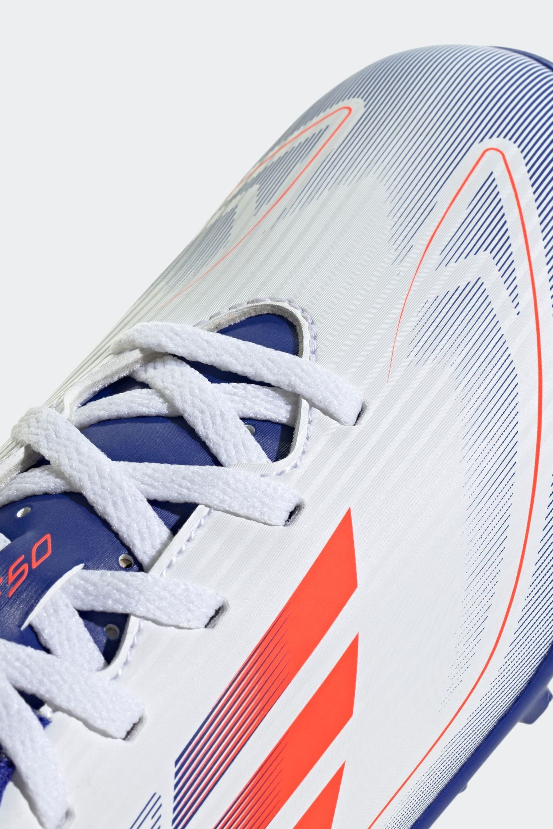 Buy adidas White Blue Red Kids F50 Club Turf Boots from the Next UK online shop