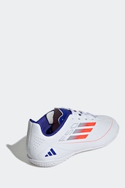 adidas White/Red Kids F50 Club Turf Boots - Image 7 of 10