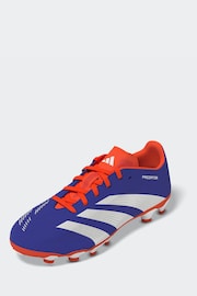 adidas Blue/White Football Boots - Image 4 of 10