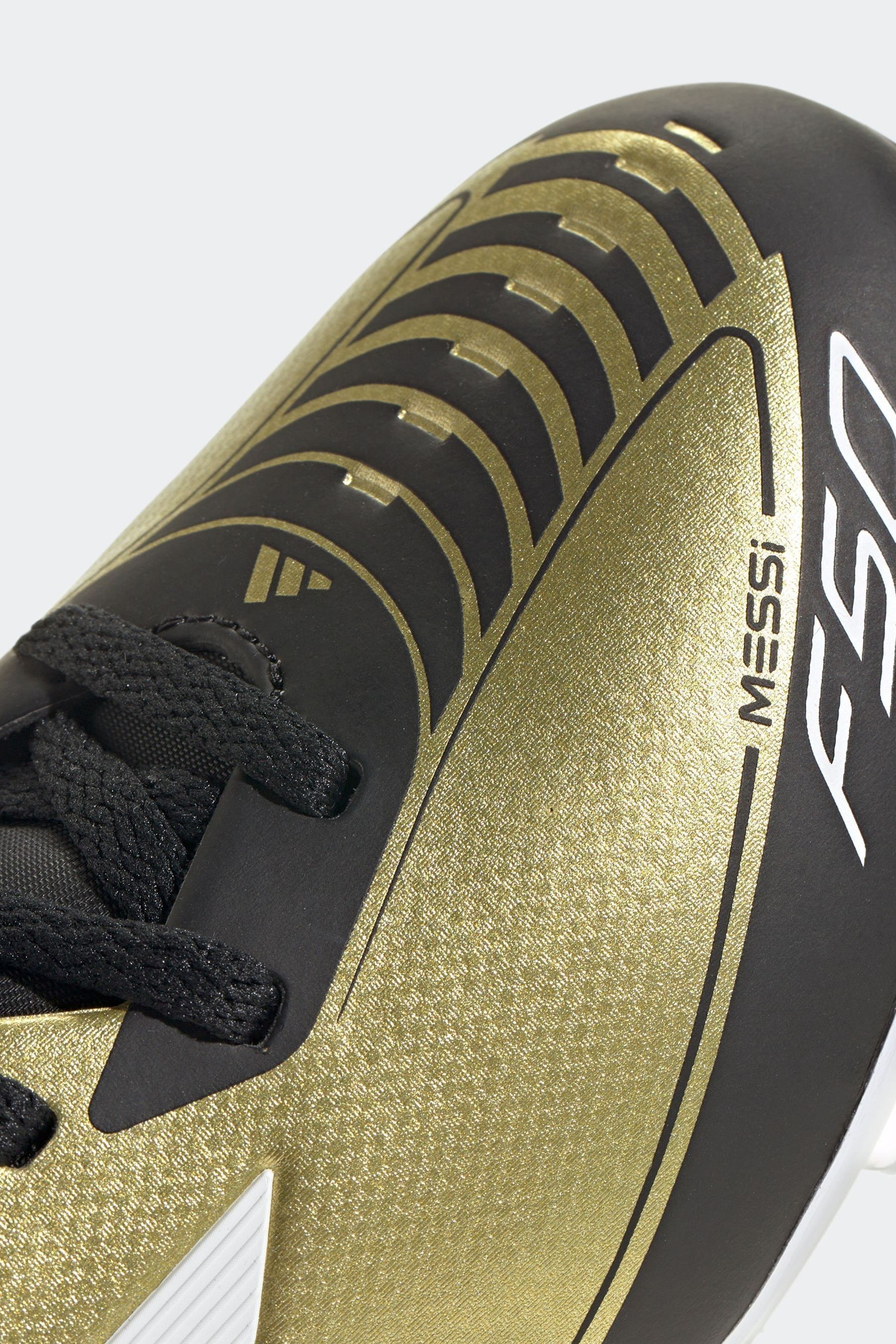 Kids gold adidas football boots sales
