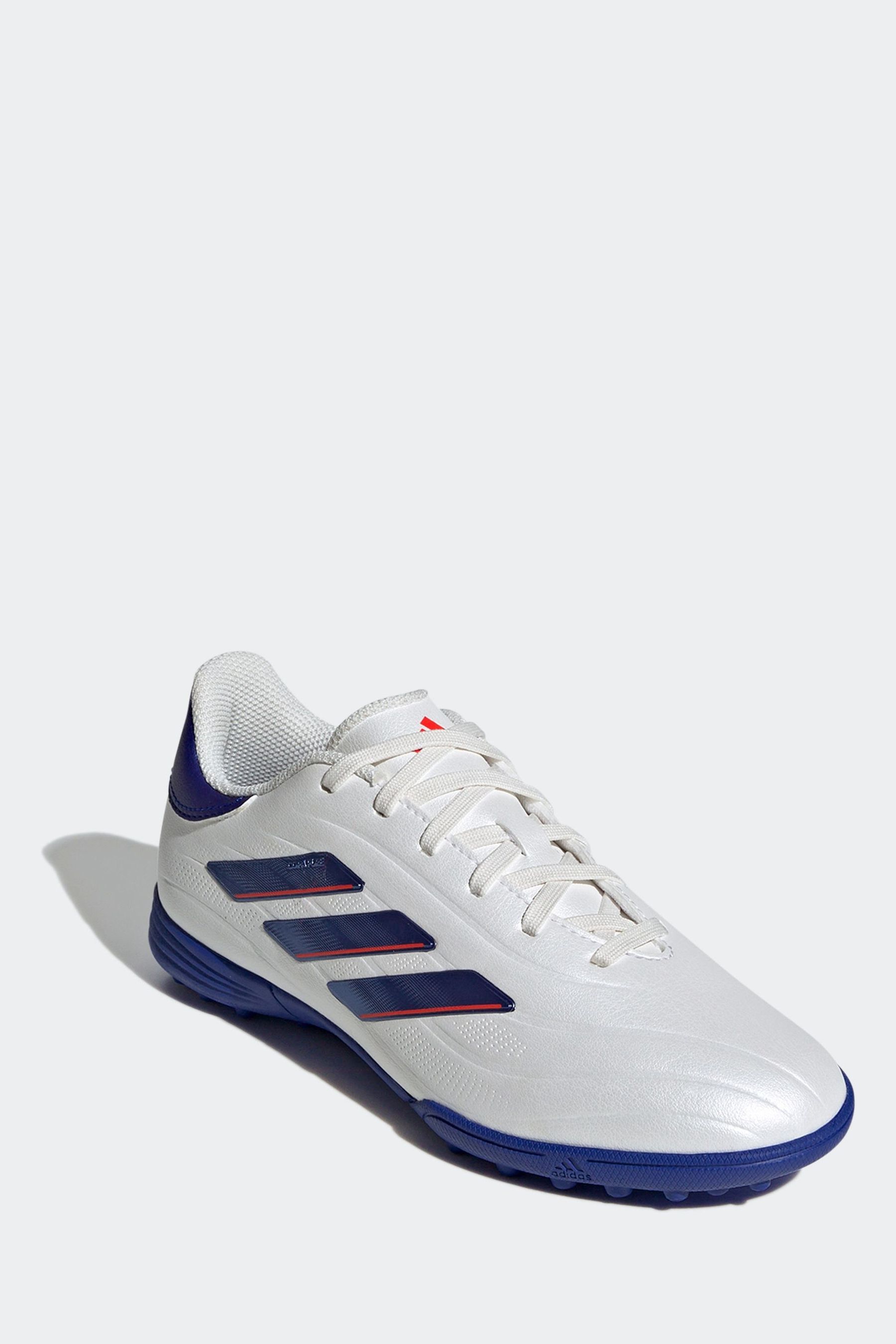Buy adidas White Blue Red Kids Copa Pure 2 League Turf Football Boots from the Next UK online shop