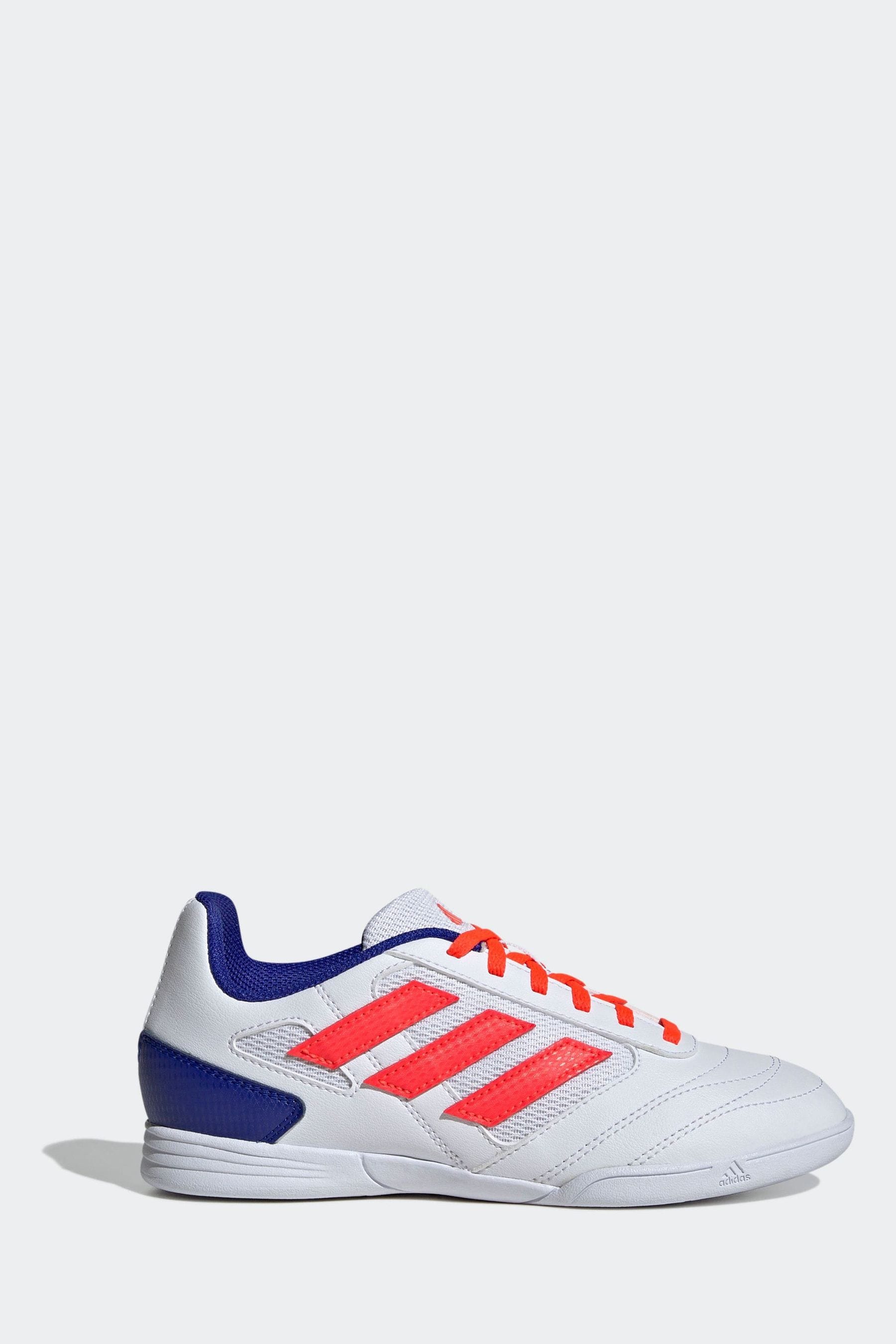 Adidas White Blue Red Kids Super Sala II Indoor Football Boots us1 Boys