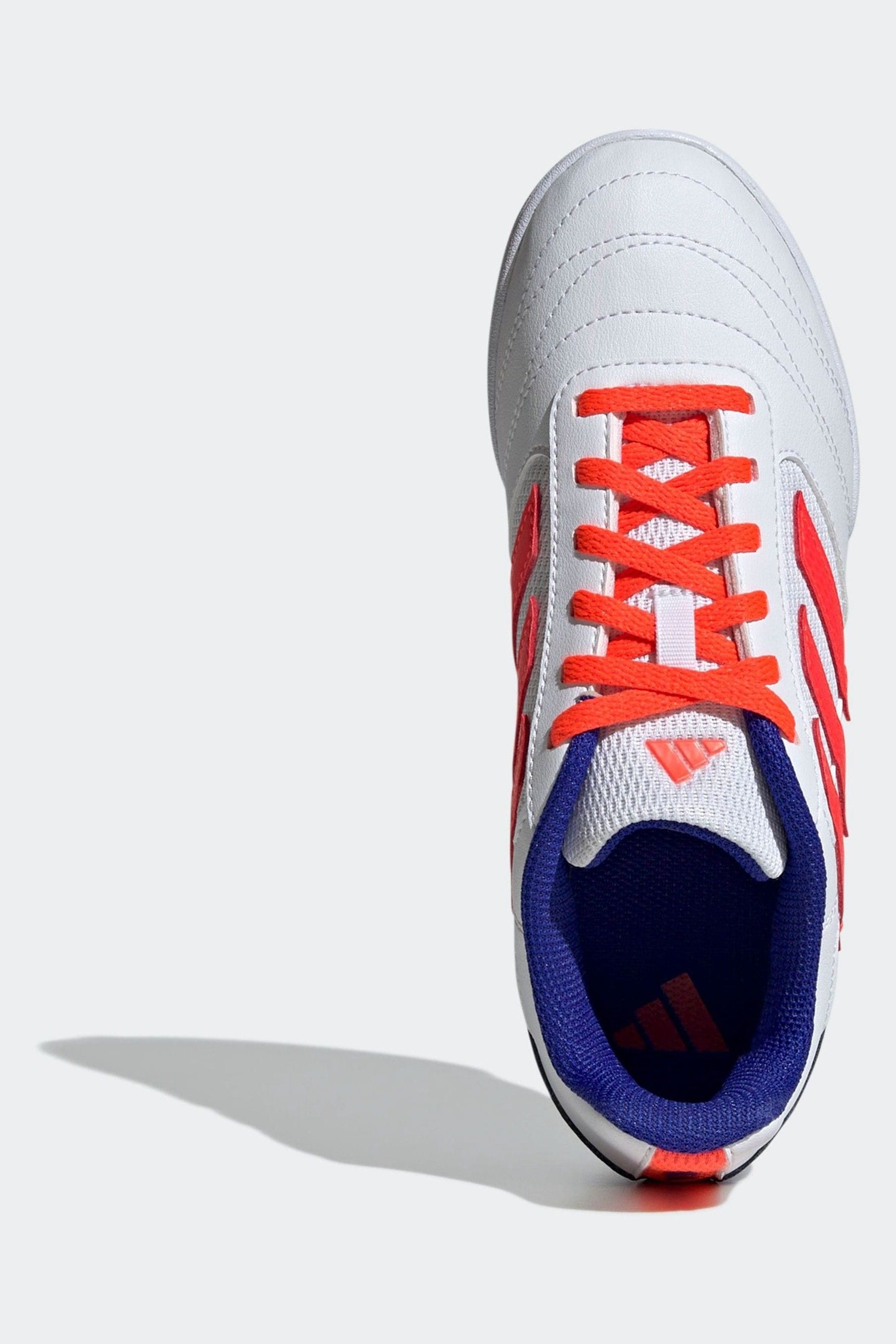 Buy adidas White Blue Red Kids Super Sala II Indoor Football Boots from Next Oman