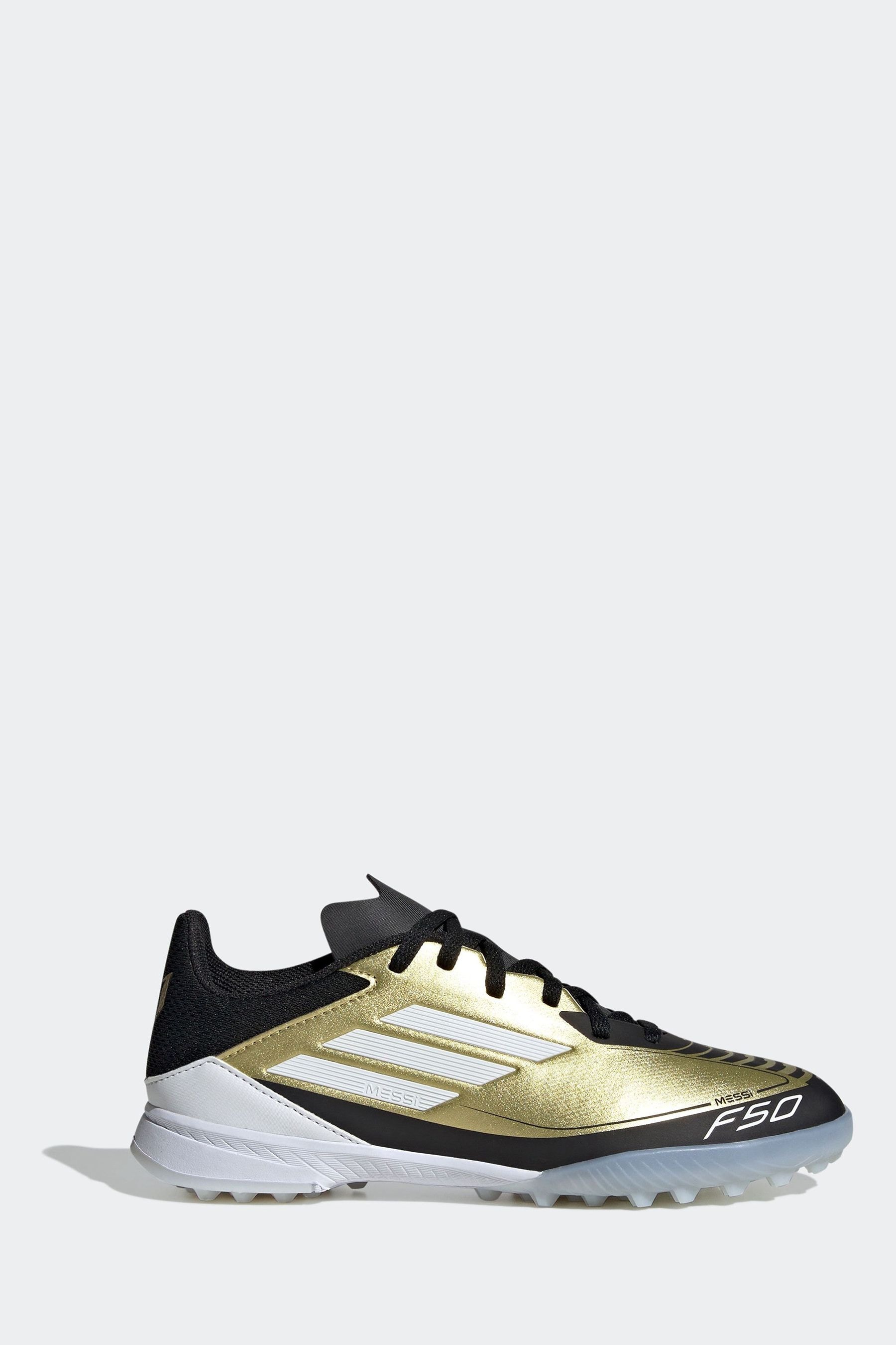 Buy adidas Gold White Kids F50 League Messi Turf Boots from Next Canada