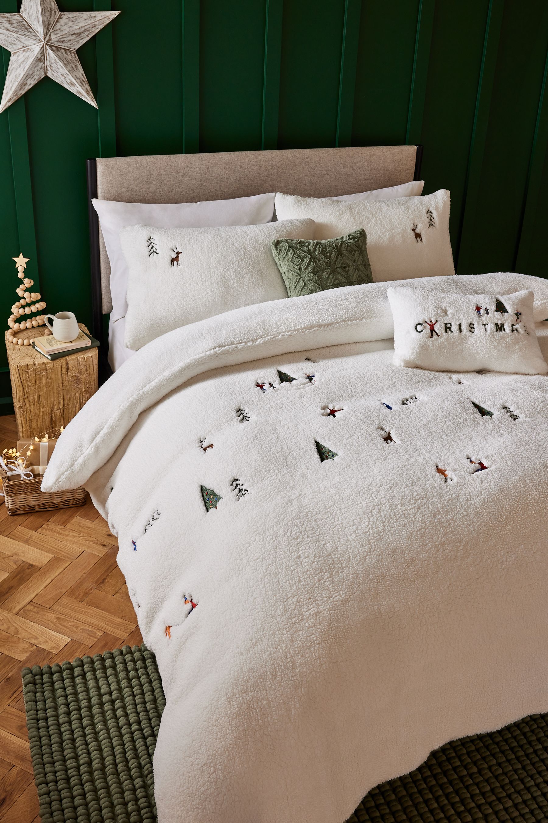 Fleece xmas bedding outlet