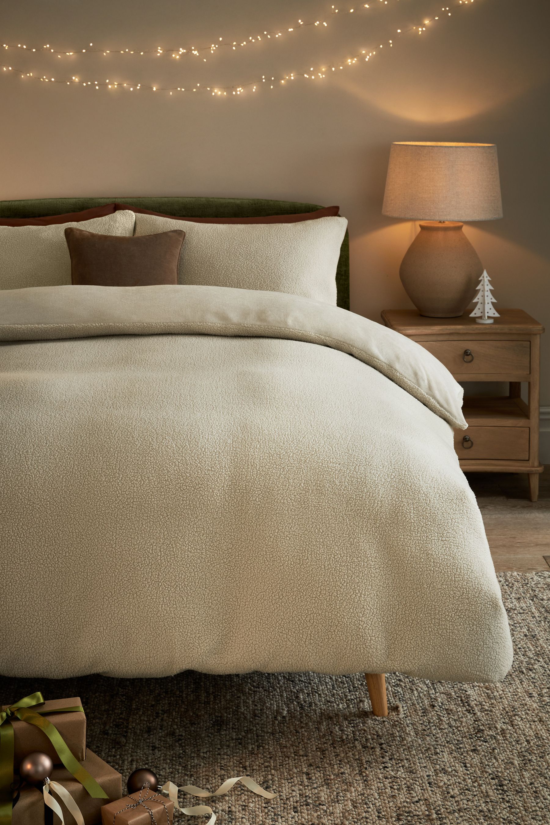 Next fleece duvet top